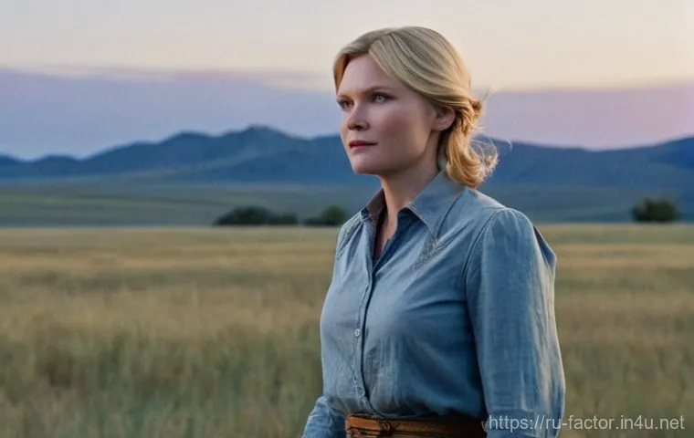 Kirsten Dunst의 아이코닉 역할들 - Kirsten Dunst, in her late 20s to early 30s, embodying a regal yet vulnerable queen. She wears an el...